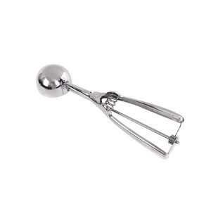 Stainless Steel Ice Cream Ball Putter Ergonomic Scoop And Measuring Spoon 4