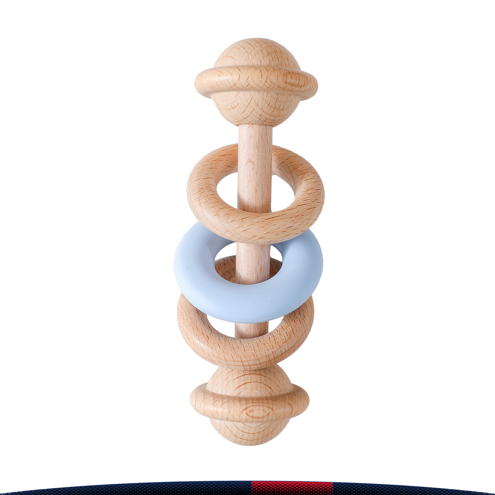 Narde Wooden Ring Rattle 3