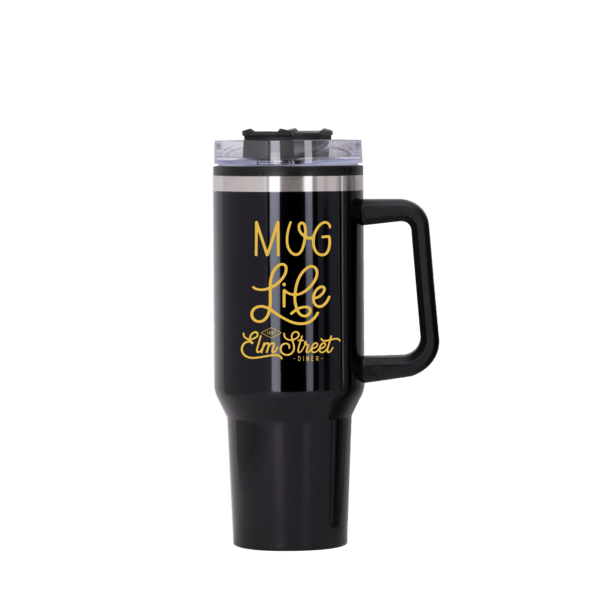 Behemoth 40 oz. Hugo Plastic Interior Stainless Steel Travel Mug 13