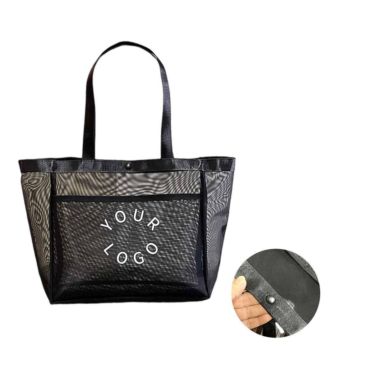 Reusable Mesh Tote for Travel or Pool 1