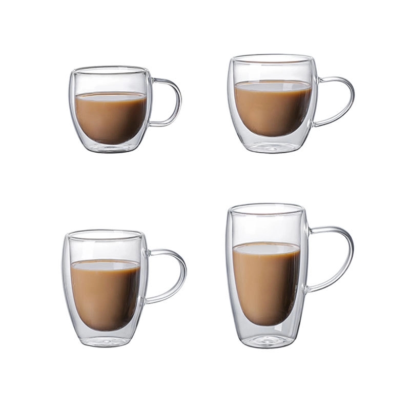 6 Oz 8.5Oz 11.5Oz 14.5Oz Double Wall Insulated Espresso Mugs 3
