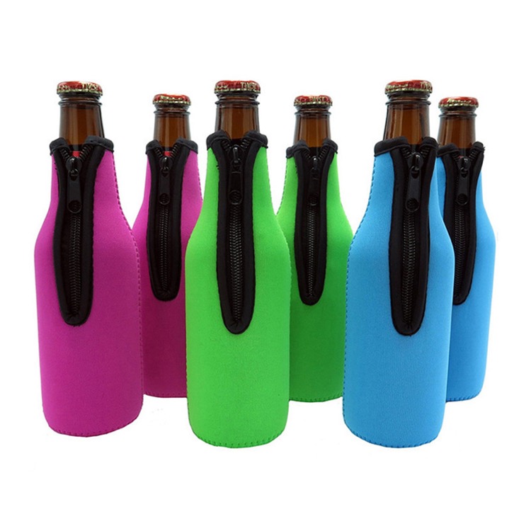 Plain Beer Bottle Cooler Covers Fit 5
