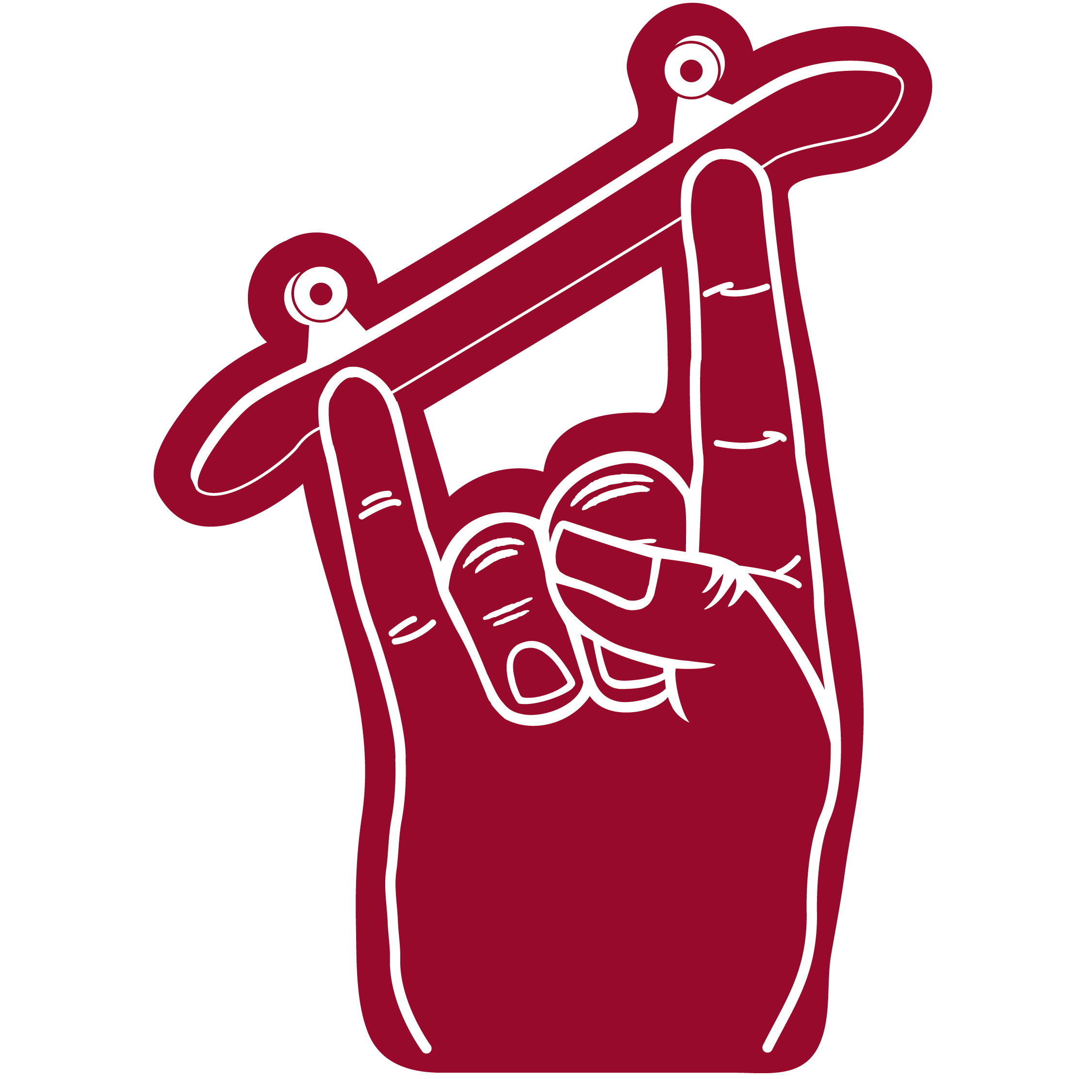 Skateboard Horn Hand 30