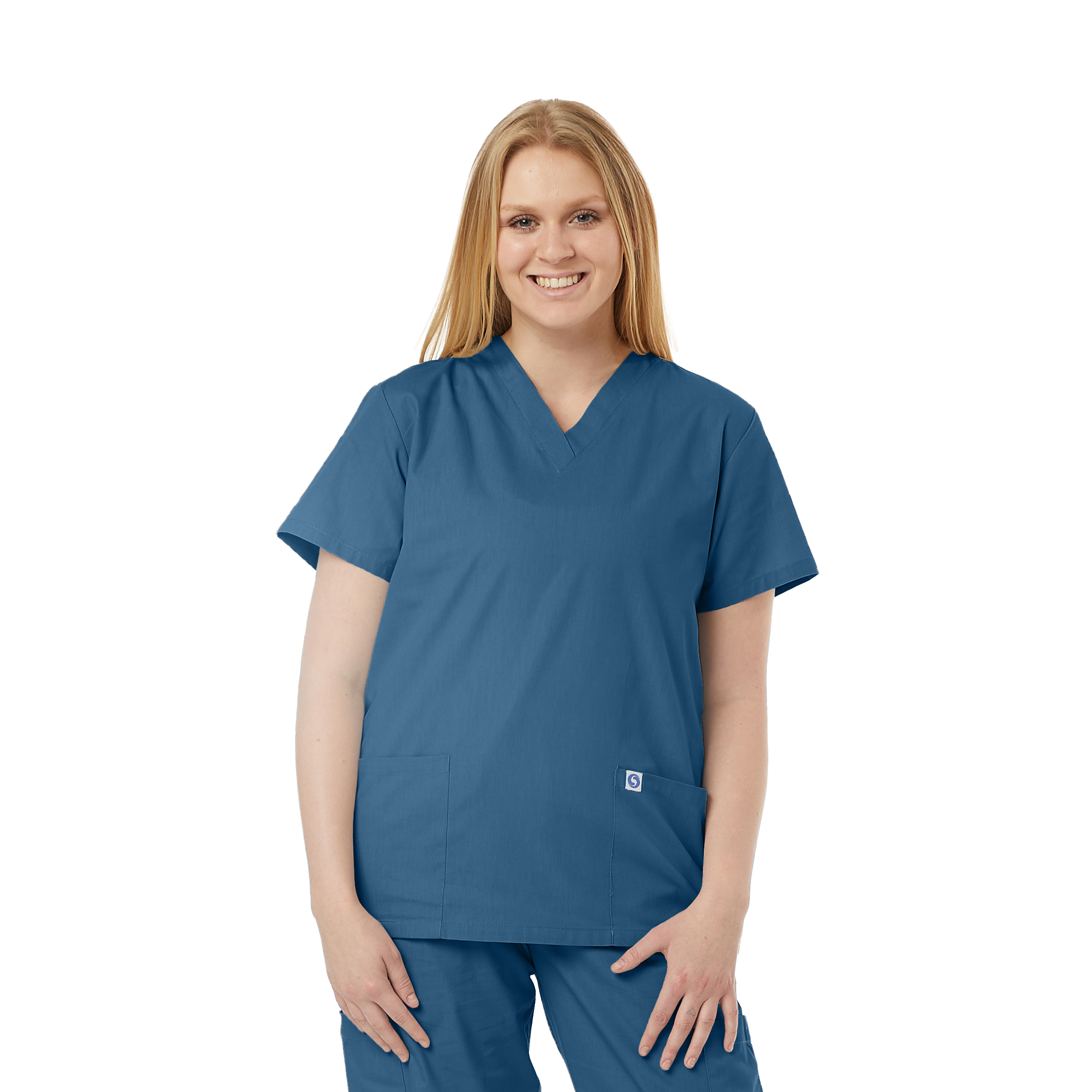 Unisex V-Neck Scrub Tunic 9