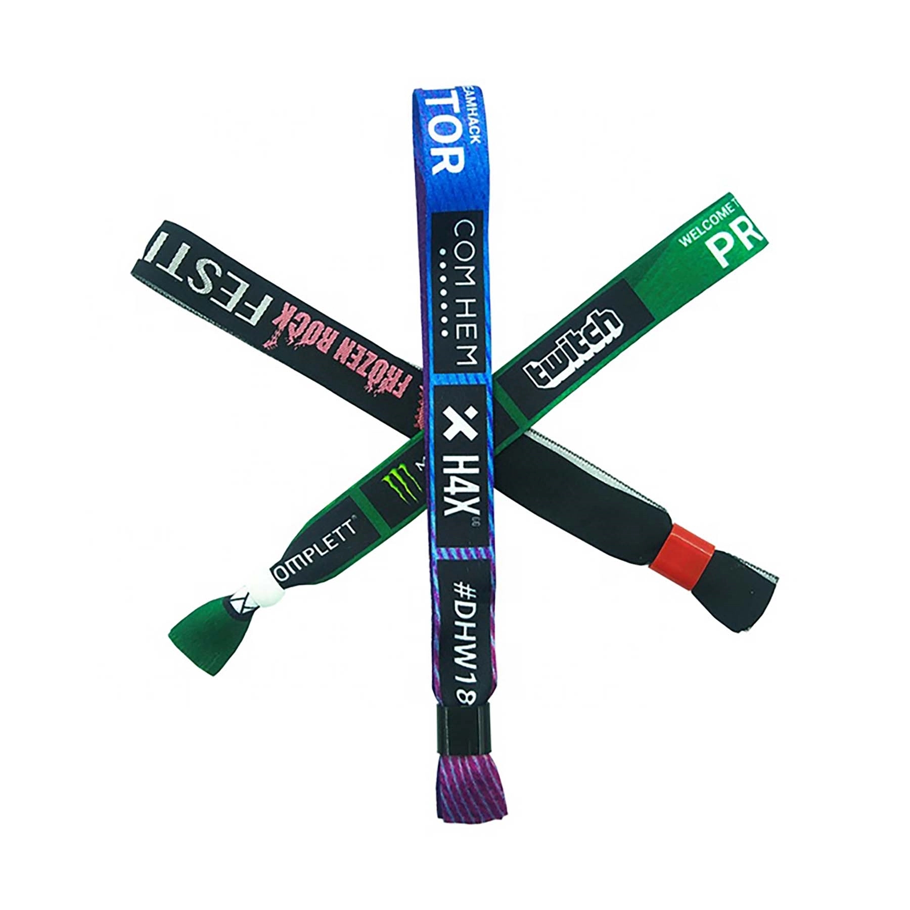 Custom Bracelet Adjustable Polyester Wristband 3