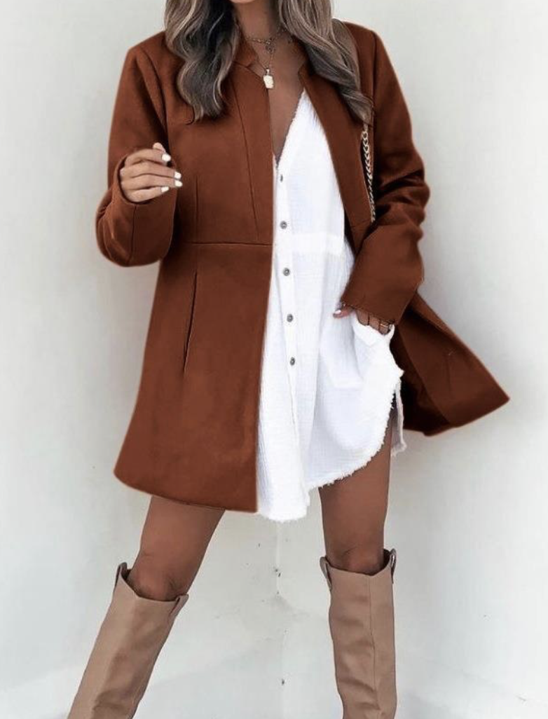 Women's Casual Business Open Front Long Sleeve Blazer Jacket 2