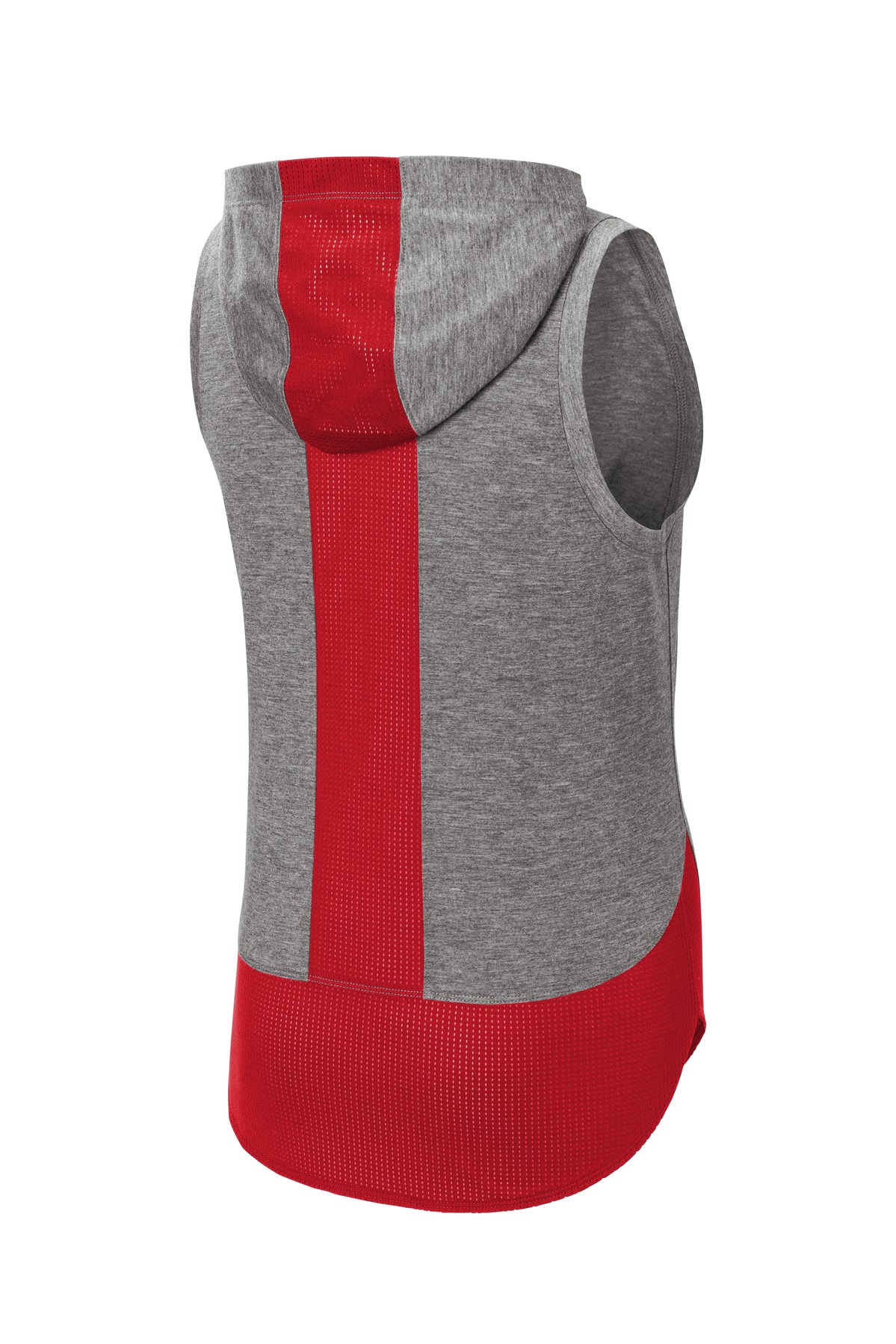 Sport-Tek Women's PosiCharge Tri-Blend Wicking Draft Hoodie Tank. LST410 14