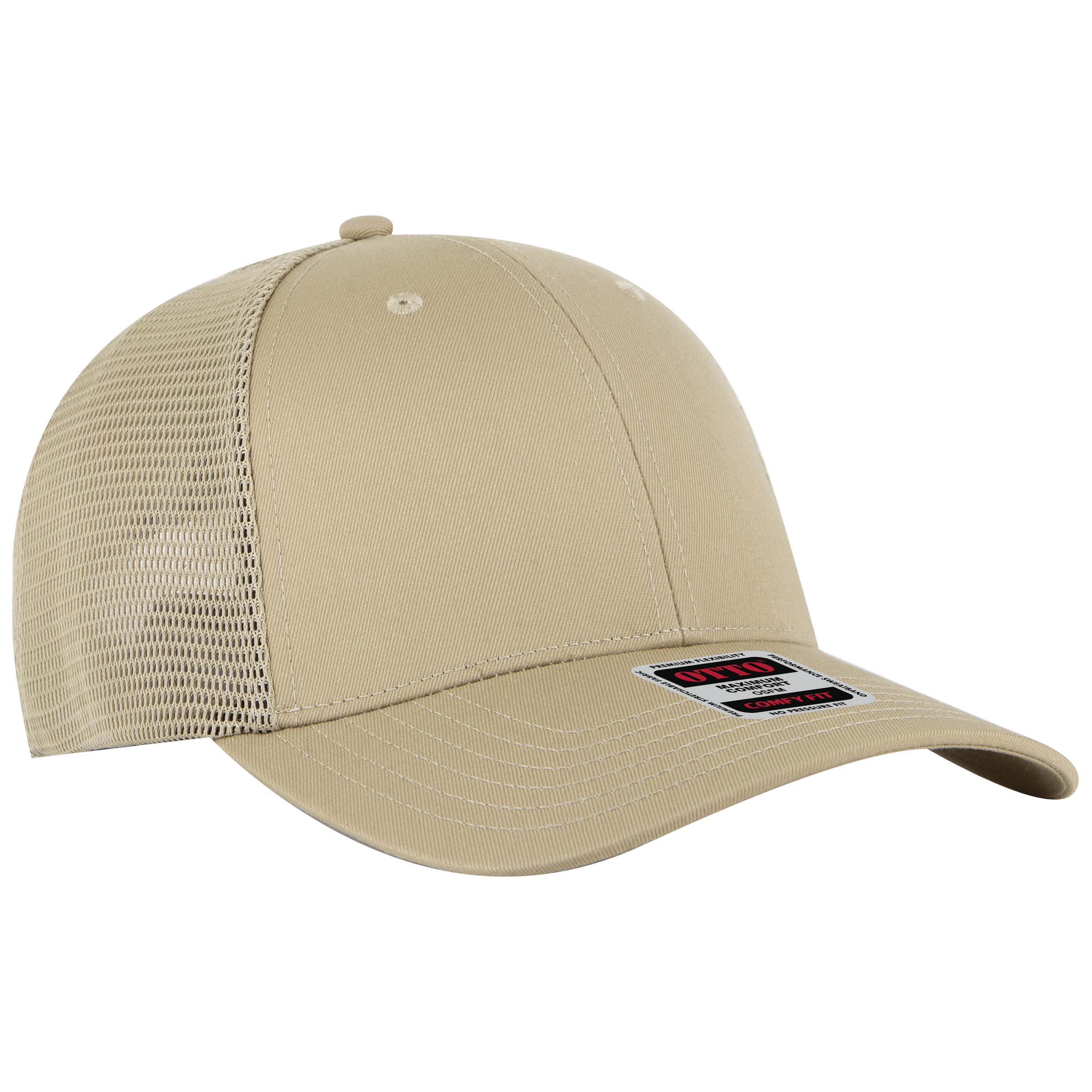 OTTO CAP® OTTO COMFY FIT® 6 Panel Low Profile Mesh Back Trucker Hat 22