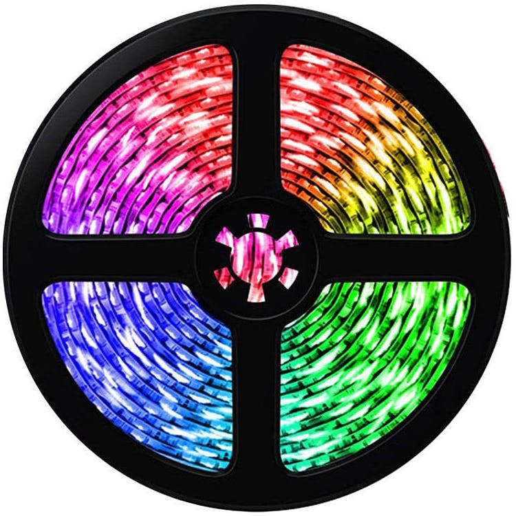 LED Light Strips with Remote - 20' Sound Activated Multi-Color
