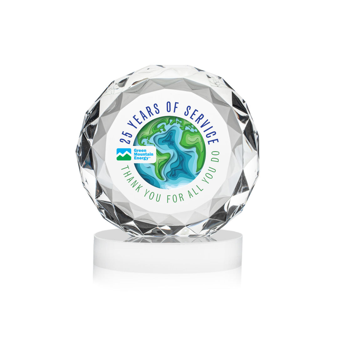 Seville VividPrint™ Award on Alberton Base - White 2