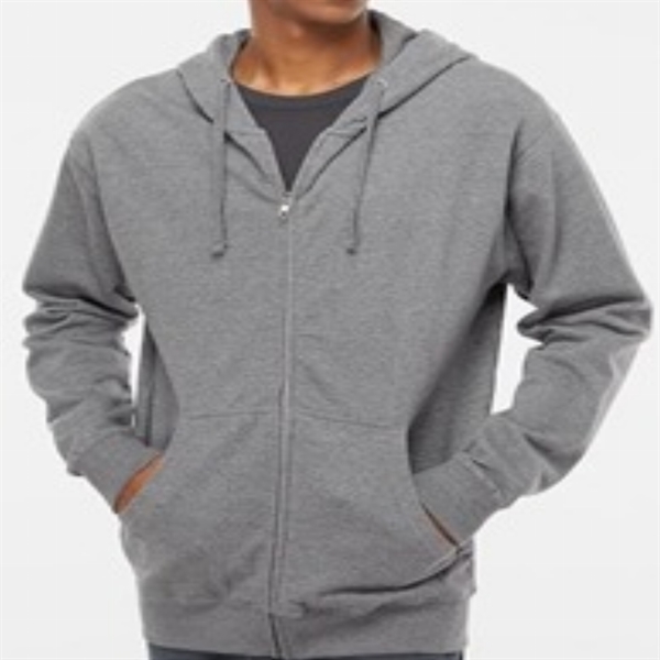 Adult and Kids' Custom 7.4 Oz Cotton Full Zip Hoodie - DTF, 2