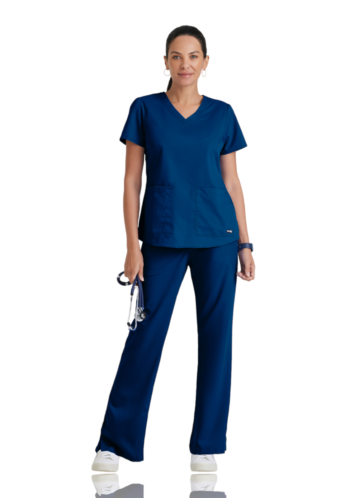 Grey's Anatomy Classic - Women's Two-Pocket V-Neck Aubrey Scrub Top 5