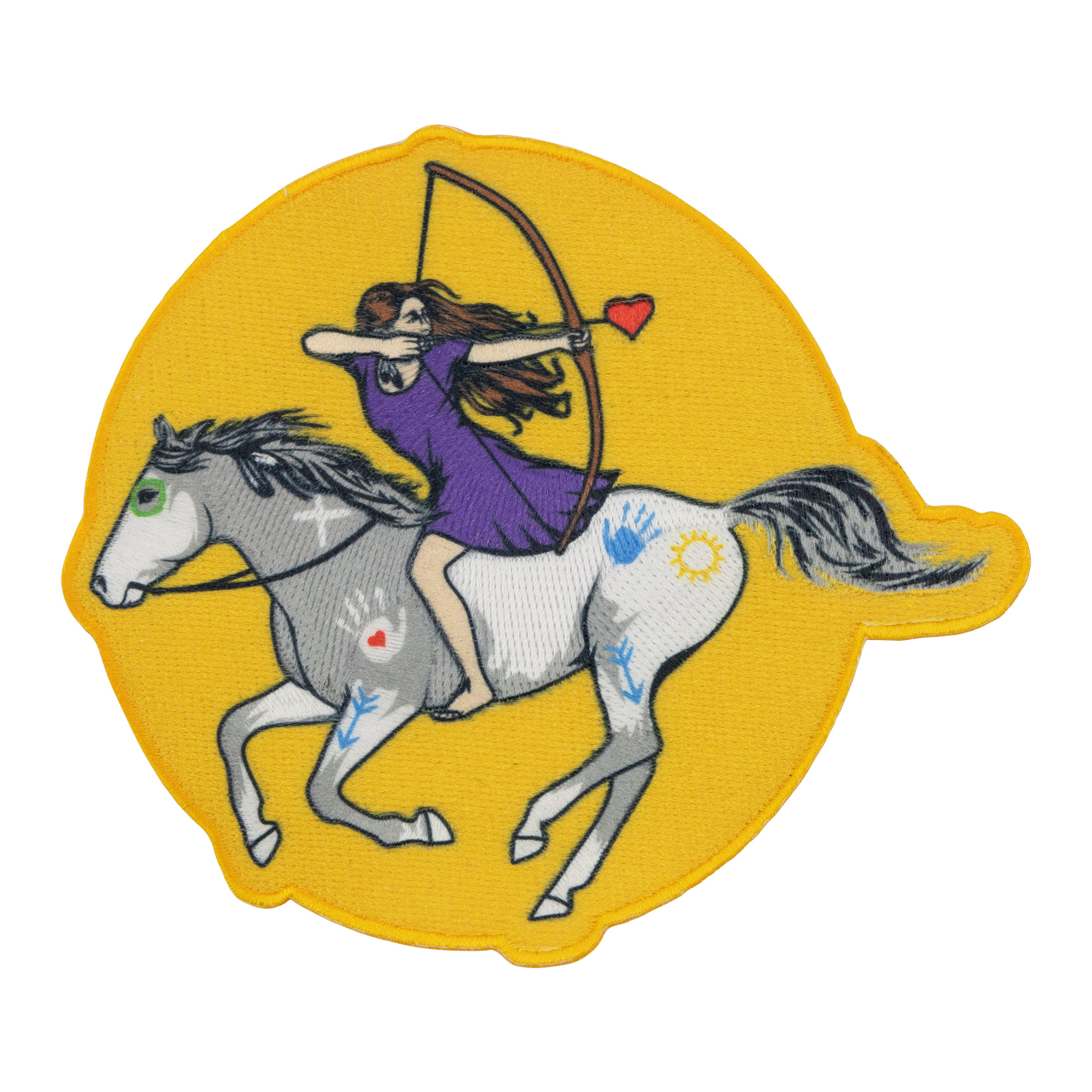 Custom Pin Pointe Embroidered Patch (4-1/2") 3