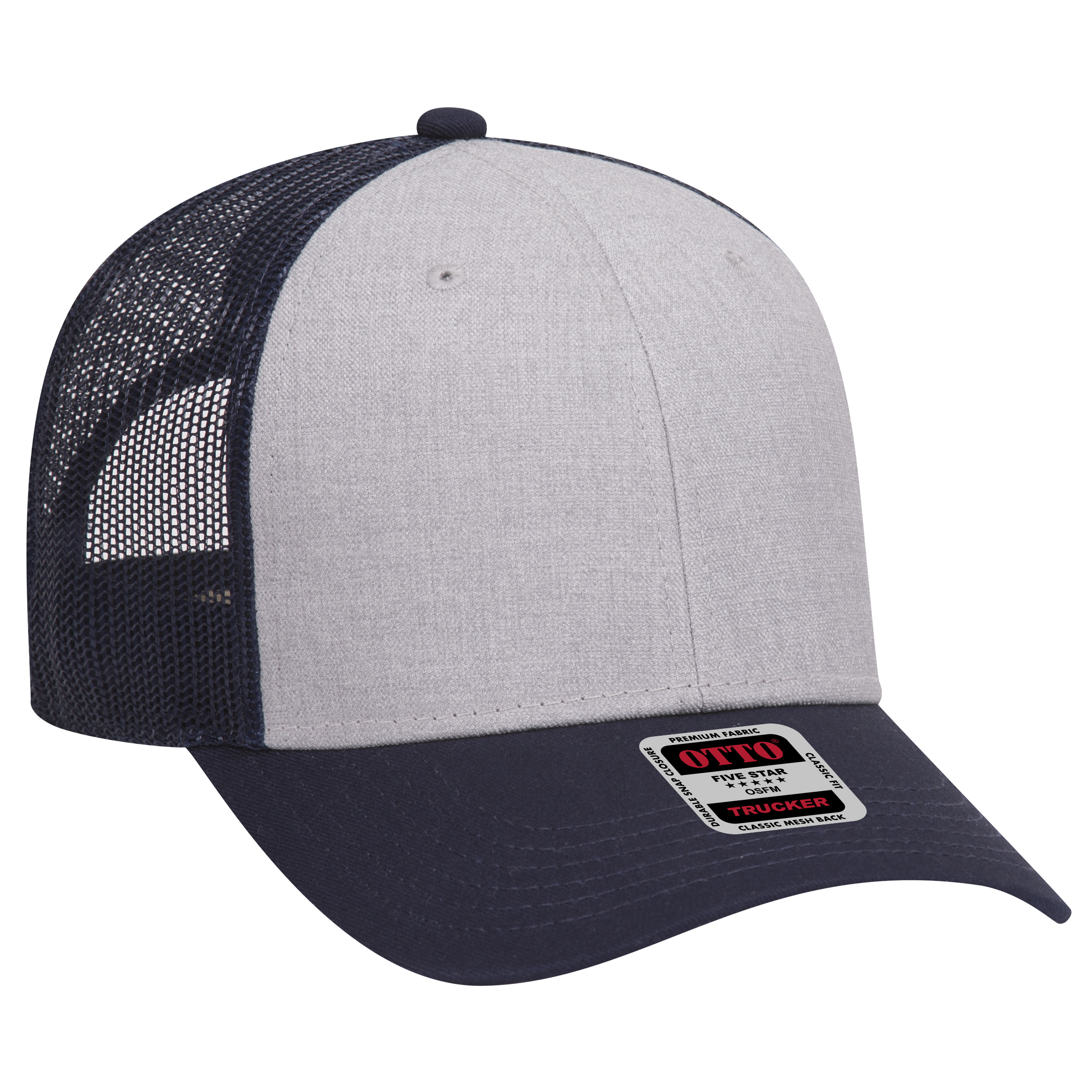 OTTO CAP® 6 Panel Low Profile Mesh Back Trucker Hat 220