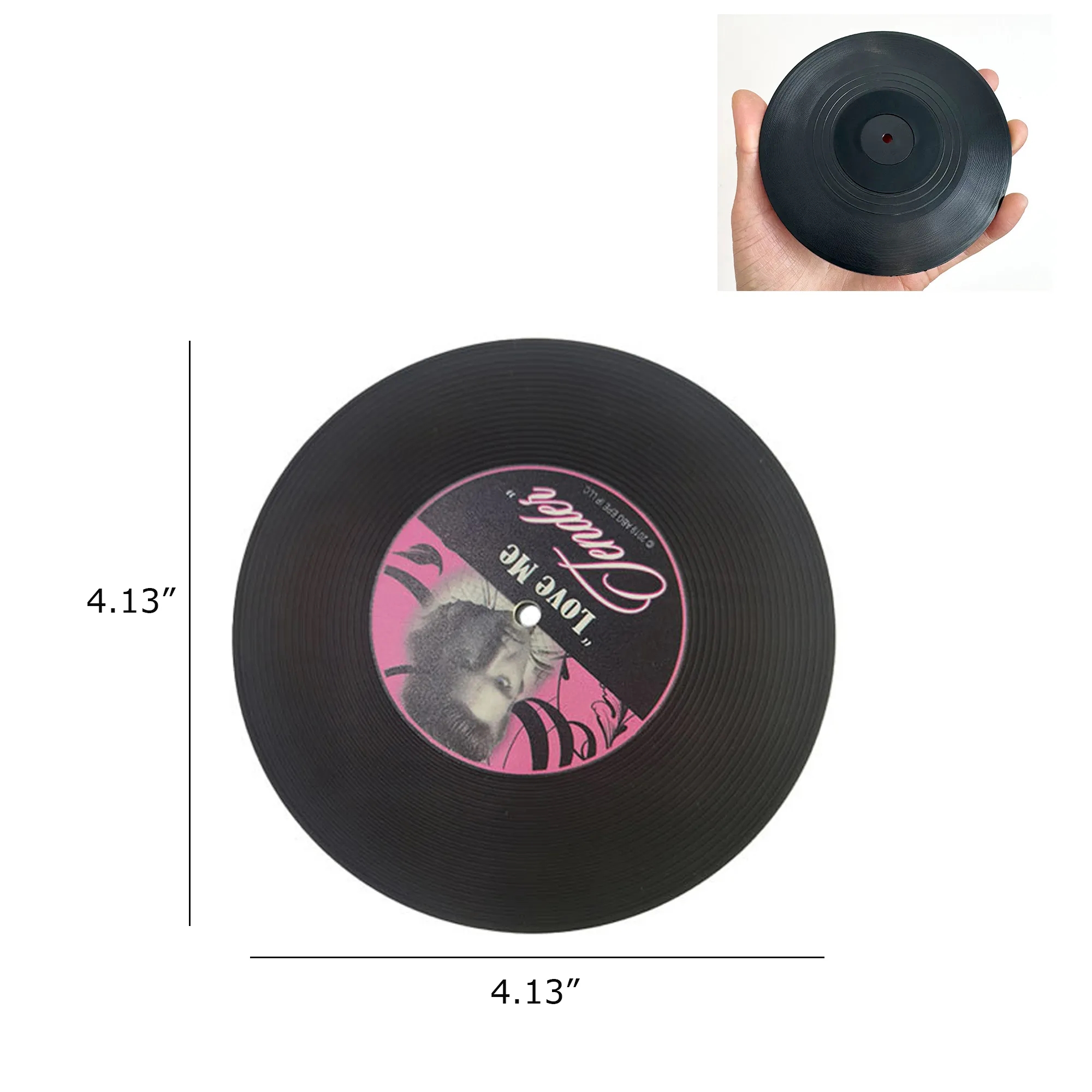 Record Coaster Retro Decor 2