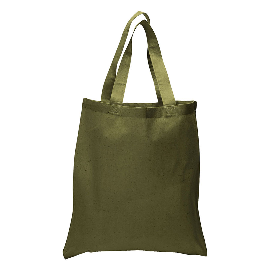 Value 6 oz Cotton Canvas Tote Bag - 15"W x 16"H x 21"Handle 19
