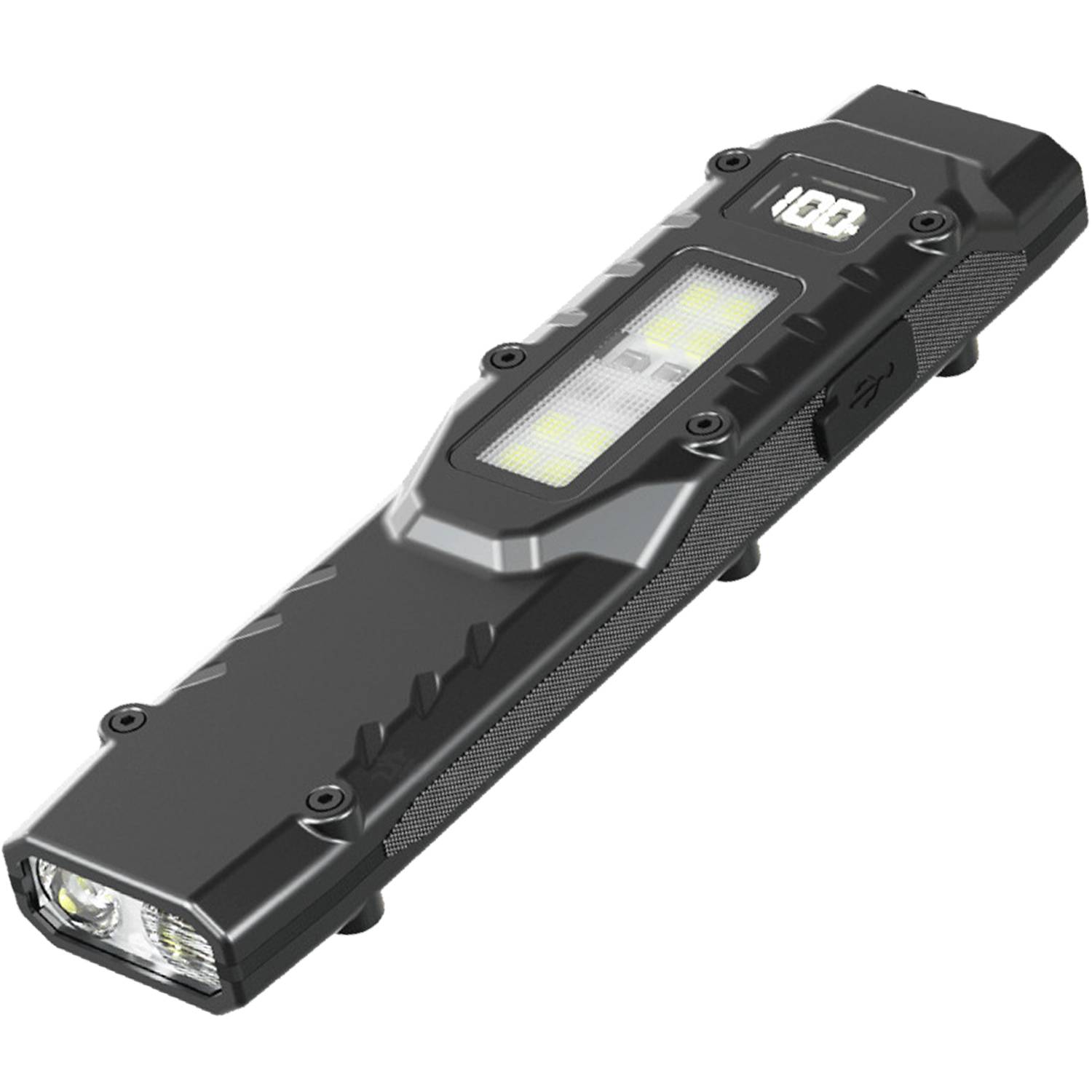 Portable LED Work Light USB Charging Tactical Flashlight 4