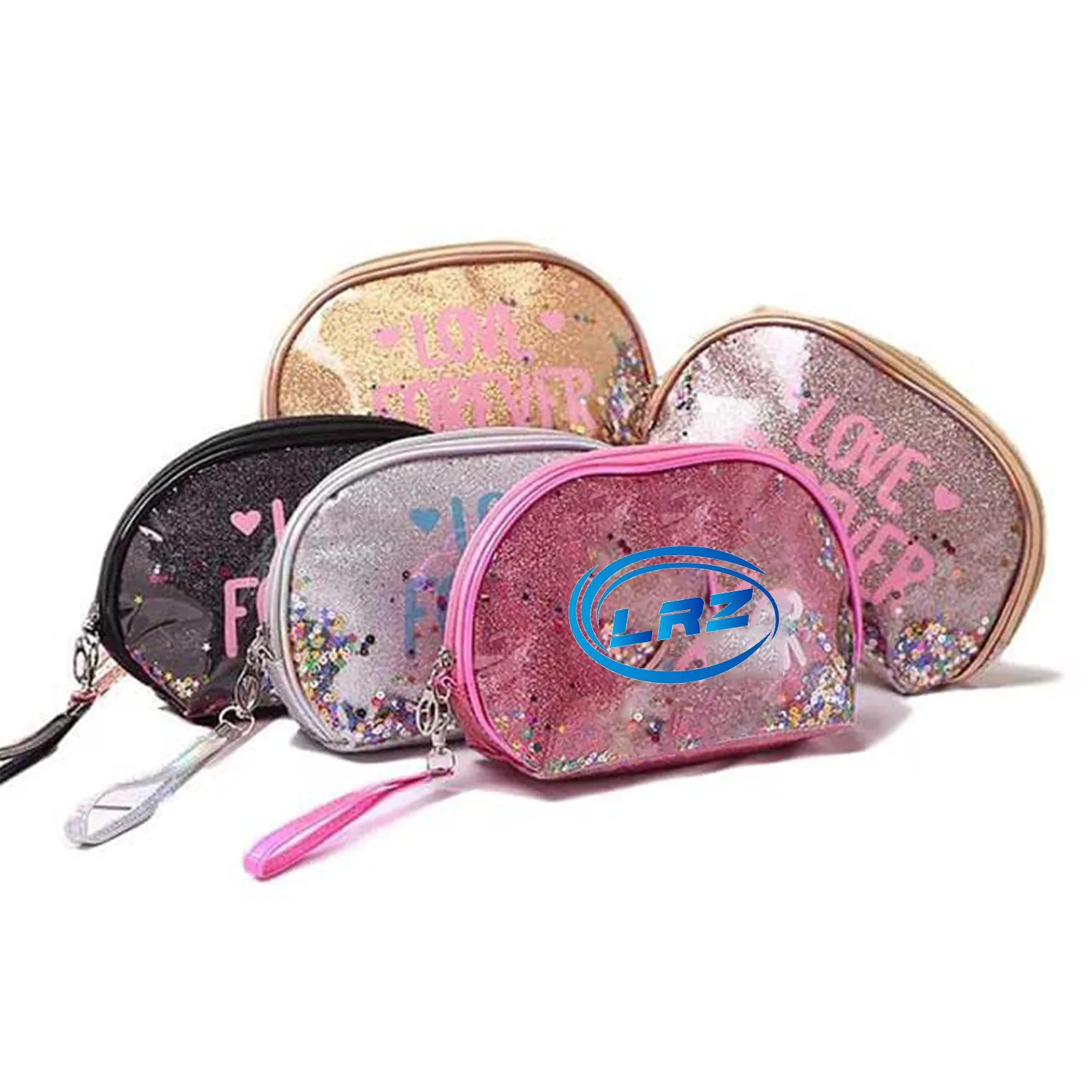 Fashion Creative Sequin Glitter Toiletry Pouch Cosmetic Bag 5