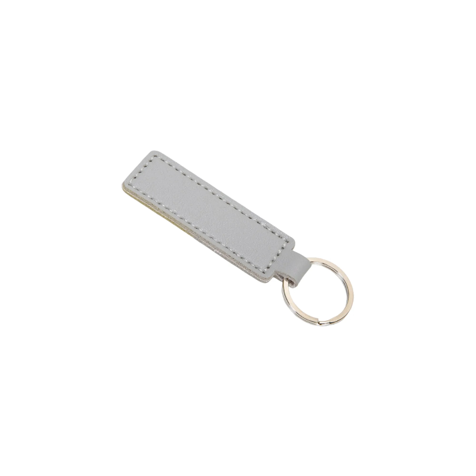 PU Leather Double-Stitched Keychain with Flexible Snap 11