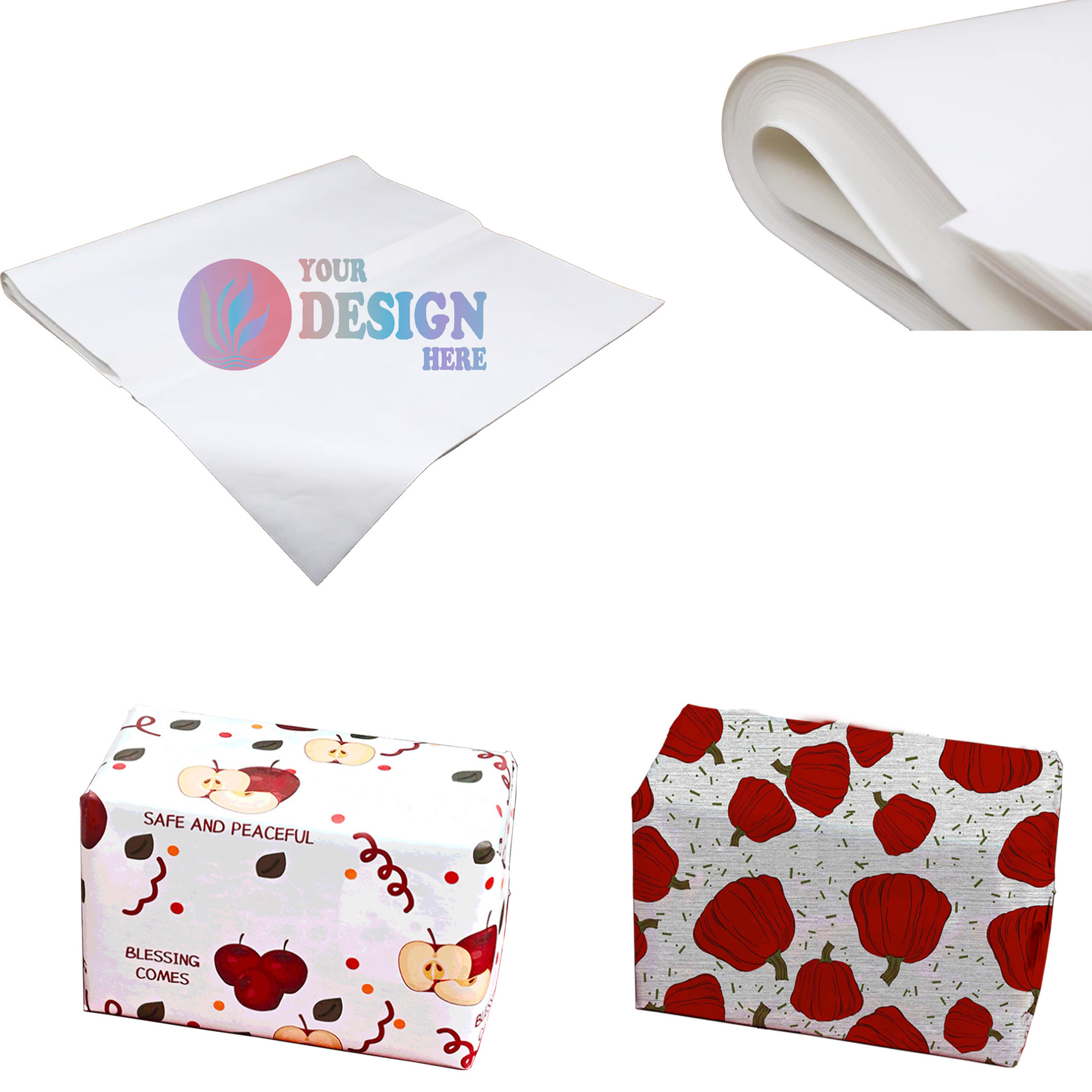 40gms White Kraft Wrapping Paper 2
