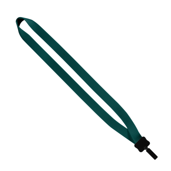 3/4" Smooth Nylon Lanyard with Plastic Clamshell & Bulldog Clip 13
