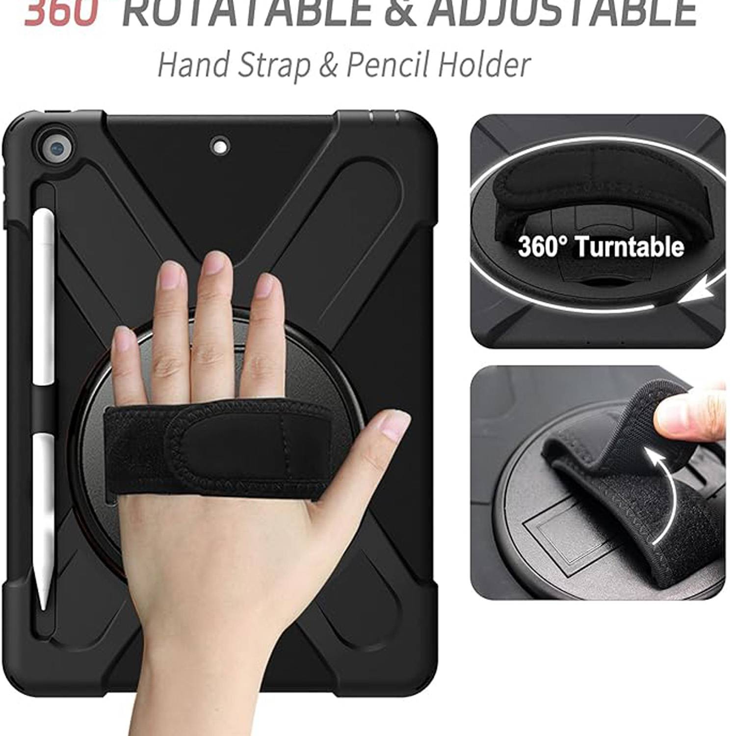 iPad case 10.2 inch silicone PC full cover 3