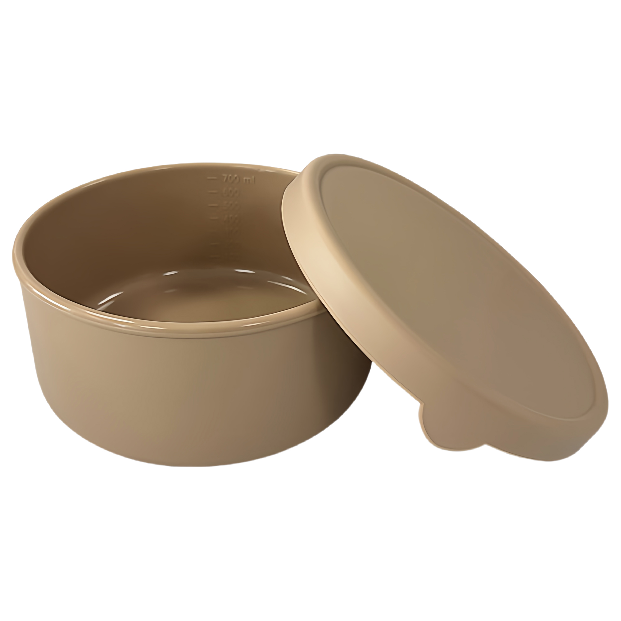 Round Silicone Food Storage Container with Lid 6