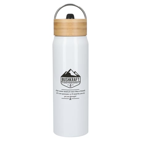 Billy 26oz Aluminum Bottle w/ FSC® Bamboo Lid 56
