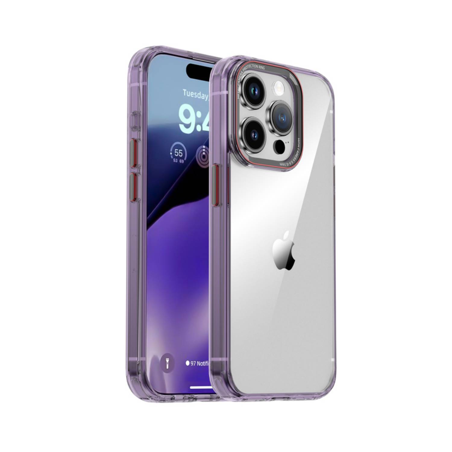 Metal Button PC Mobile Phone Case 6