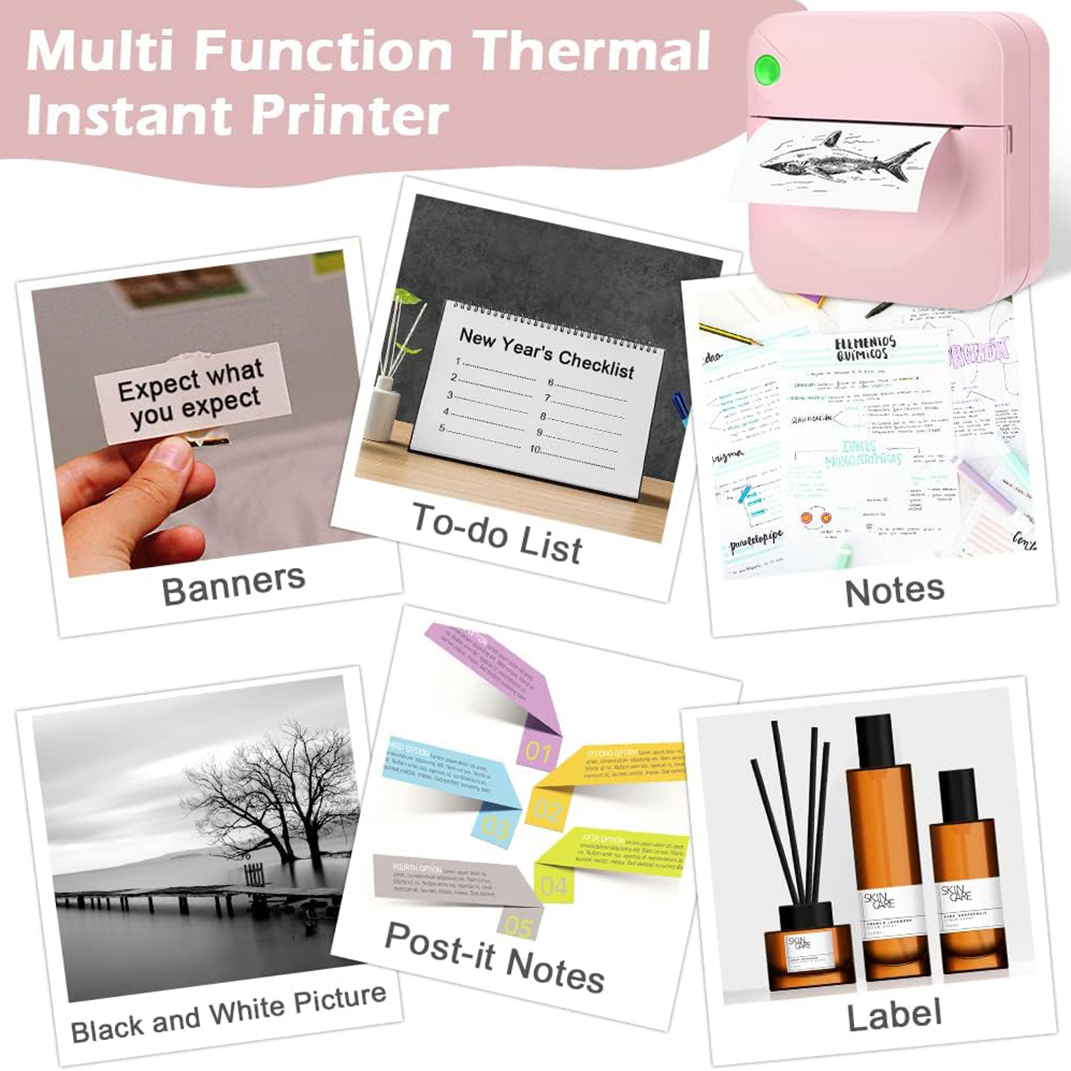 Bluetooth Pocket Thermal Mini Printer 5