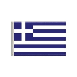 National Flag, Greece, Single-Sided - 60"W x 36"H 1