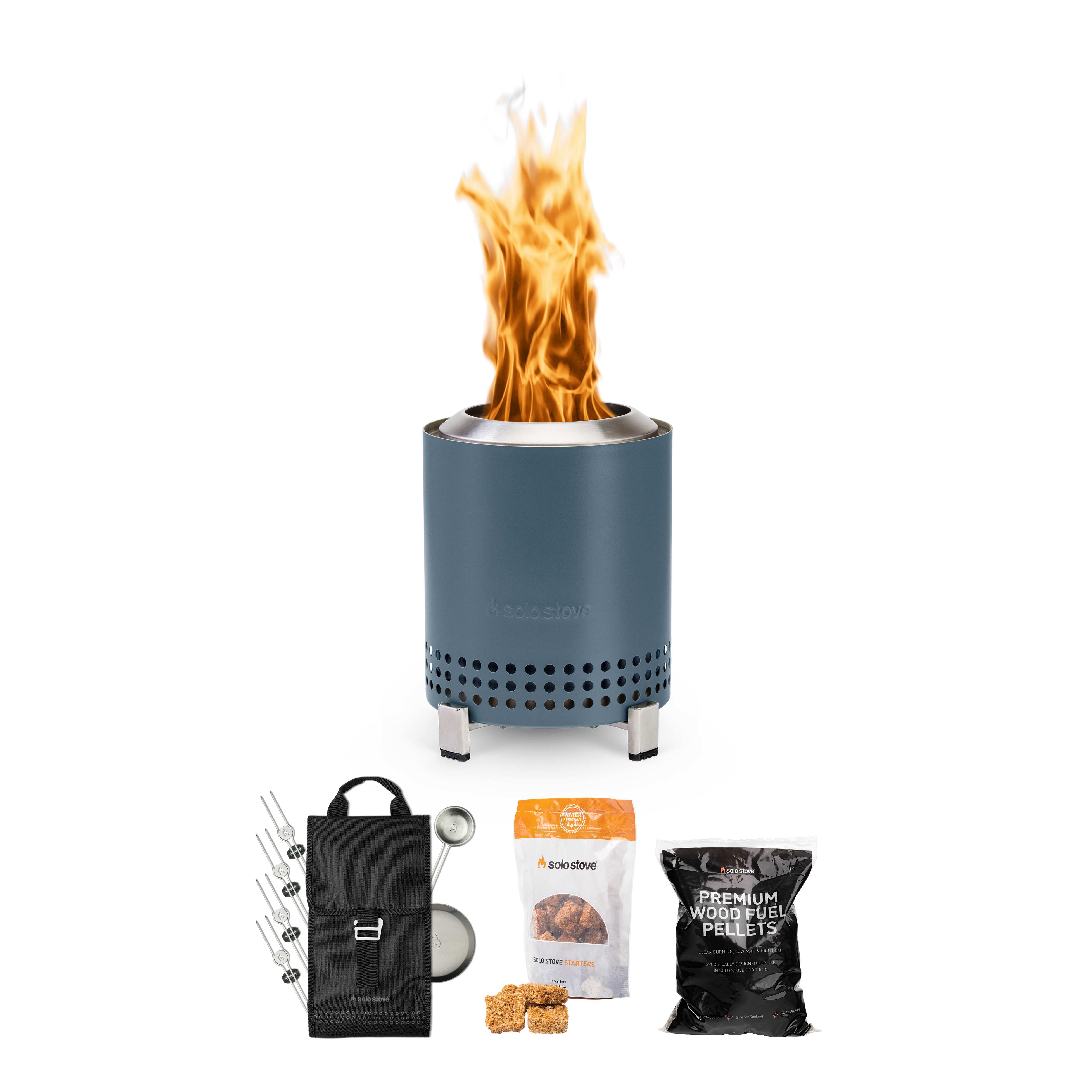 Solo Stove - Mesa 5" Tabletop Fire Pit - Roasty Bundle (Water) 2