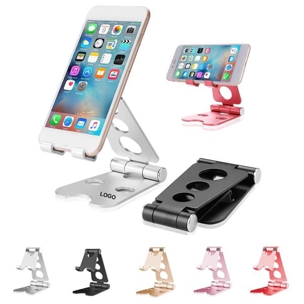Desktop Foldable Dual Rotation Tablet Mobile Phone Holder 3
