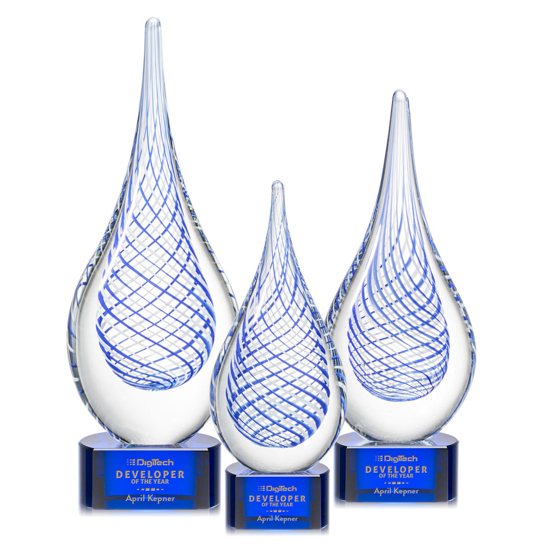 Kentwood Award on Paragon Base - Blue