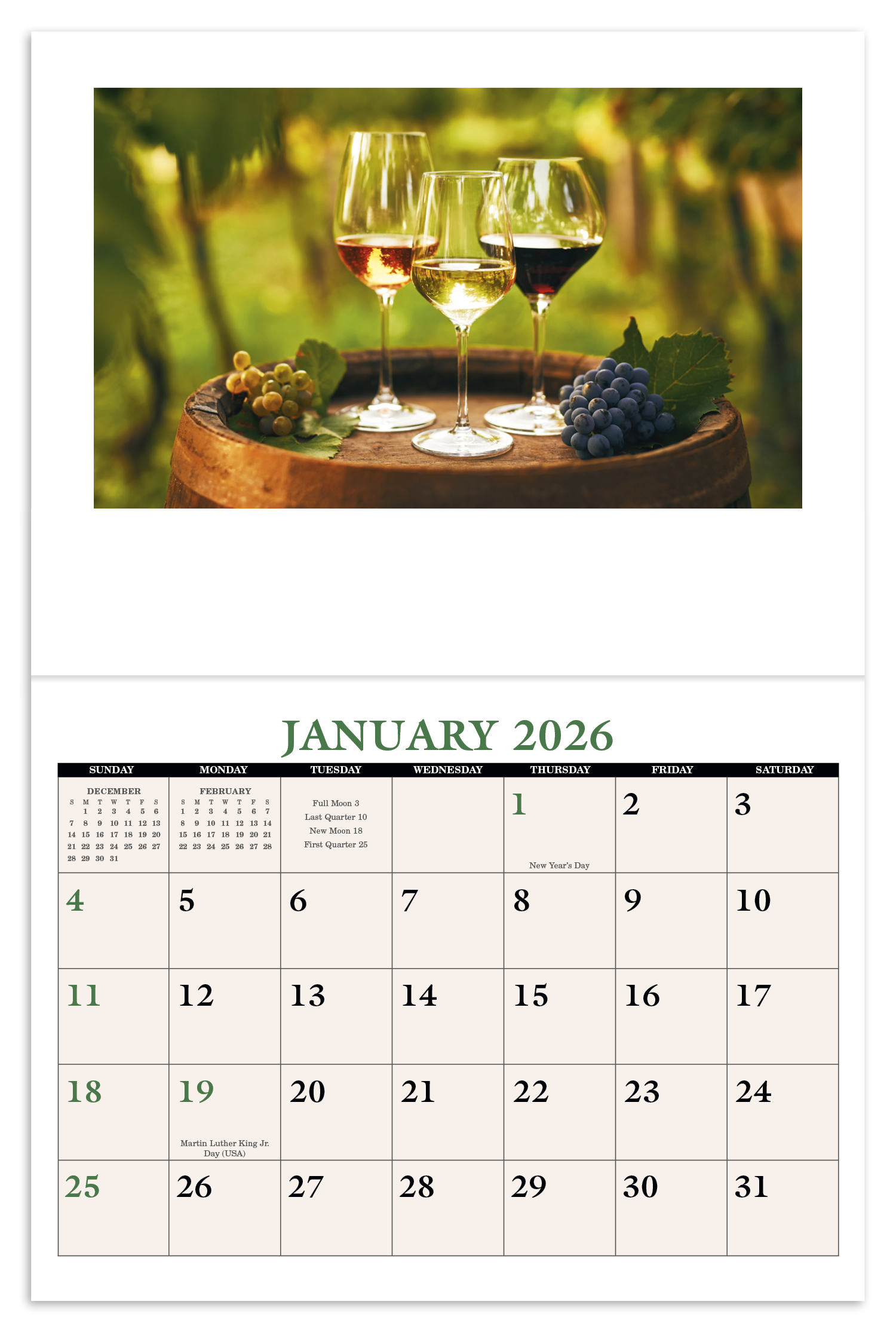 Triumph® Calendars Home Recipe Calendar 32