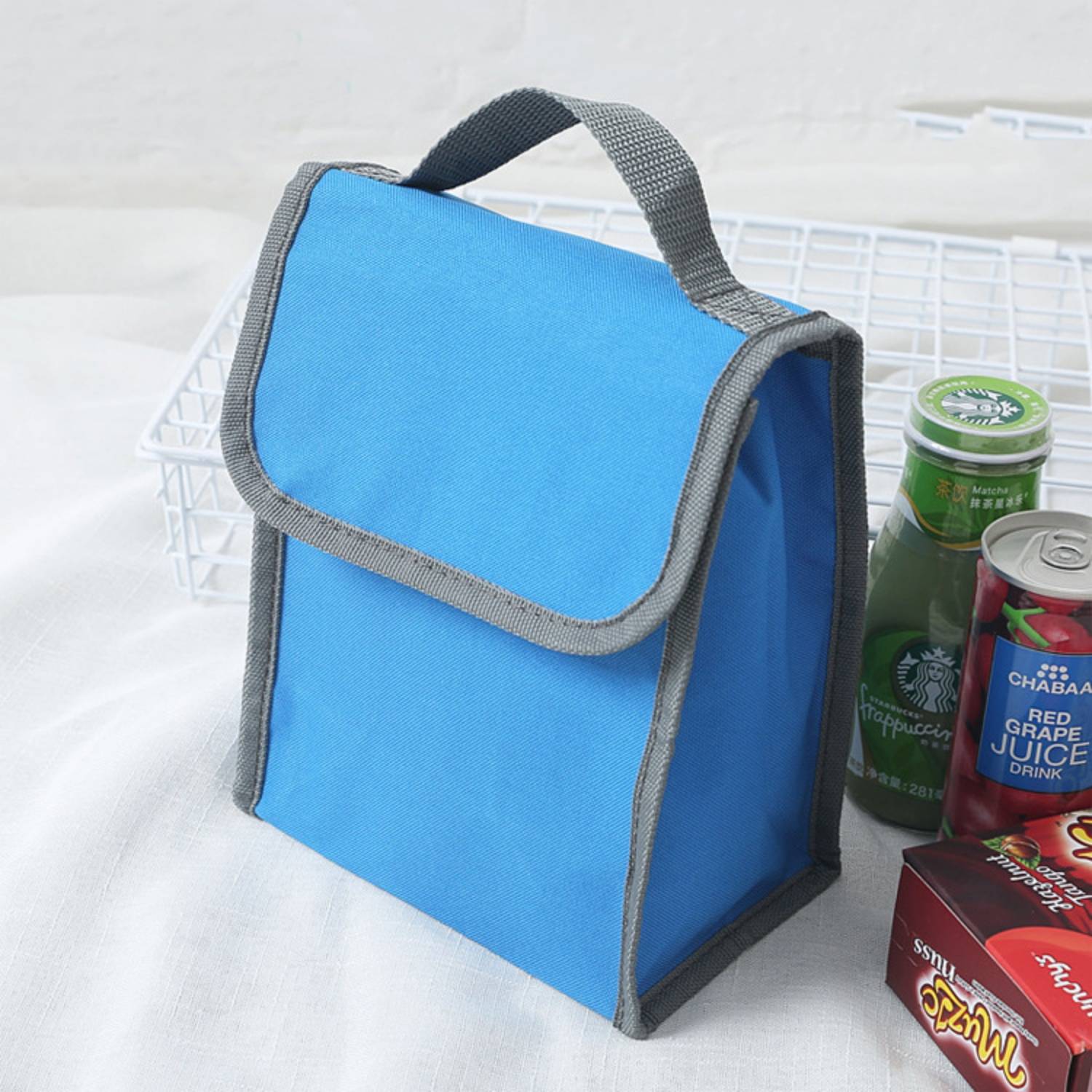 Foldable Insulated Lunch Bag for Silkscreen Imprint 6