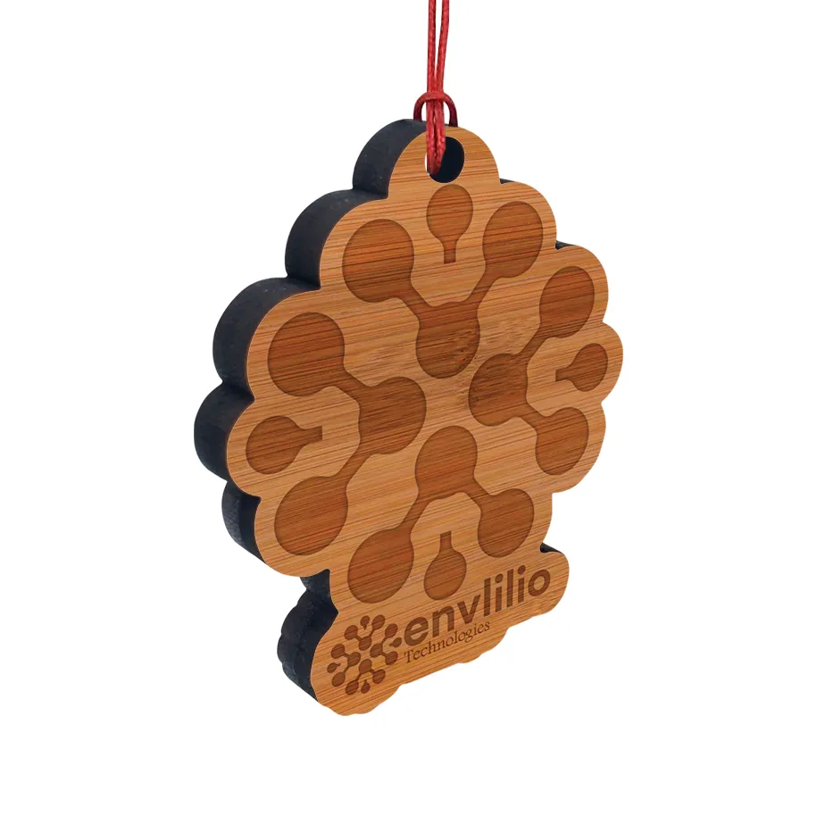 Custom Laser Etched Bamboo Ornaments 3