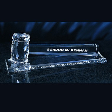 Crystal Gavel with Crystal Base 2