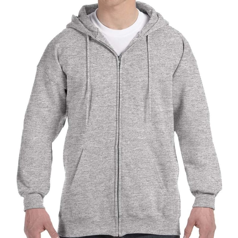 Hanes 9.7 Oz. Ultimate Cotton® 90/10 Full-Zip Hood, custom hoodie or sweatshirt with logo imprint 13