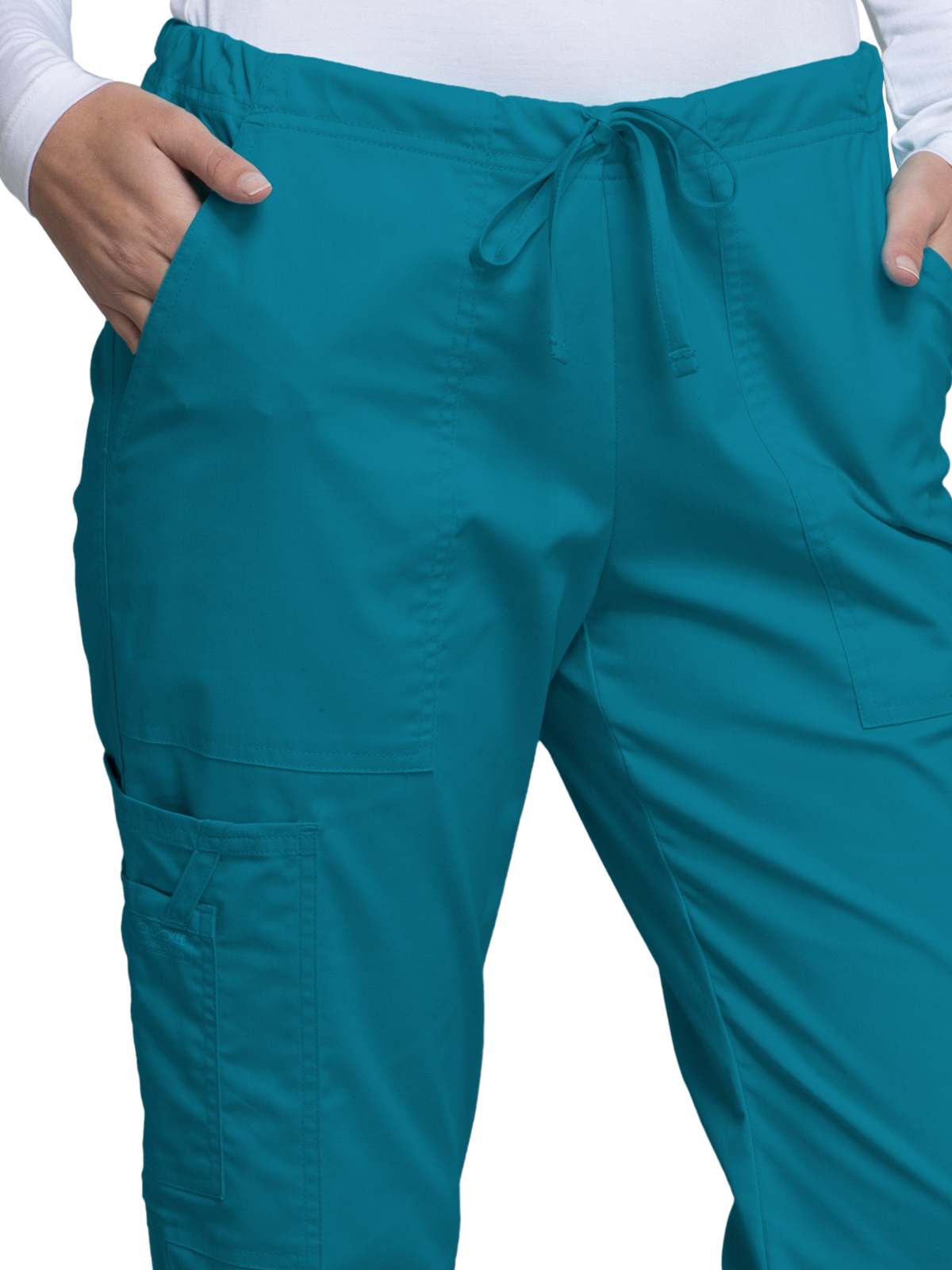 Cherokee - Workwear Core Stretch - Mid Rise Drawstring Cargo Pant 19