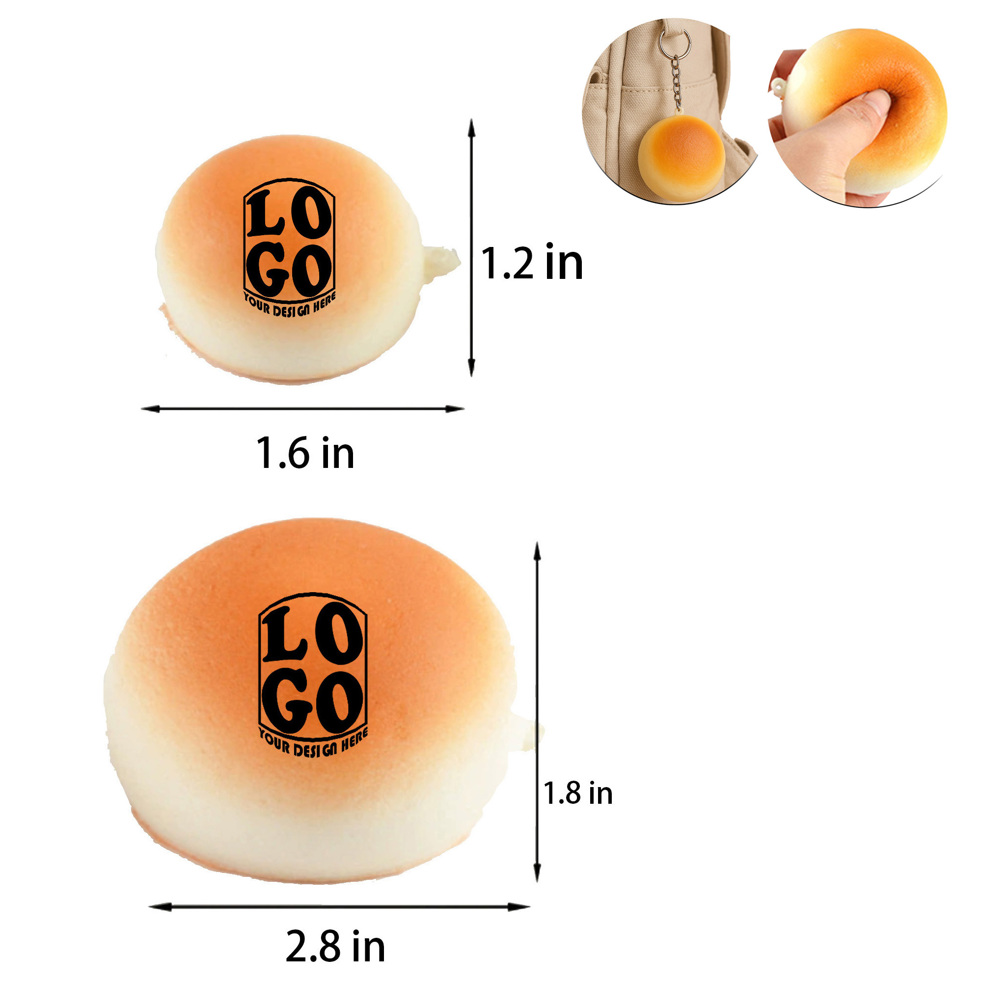 Bread Shaped Stress Ball 3