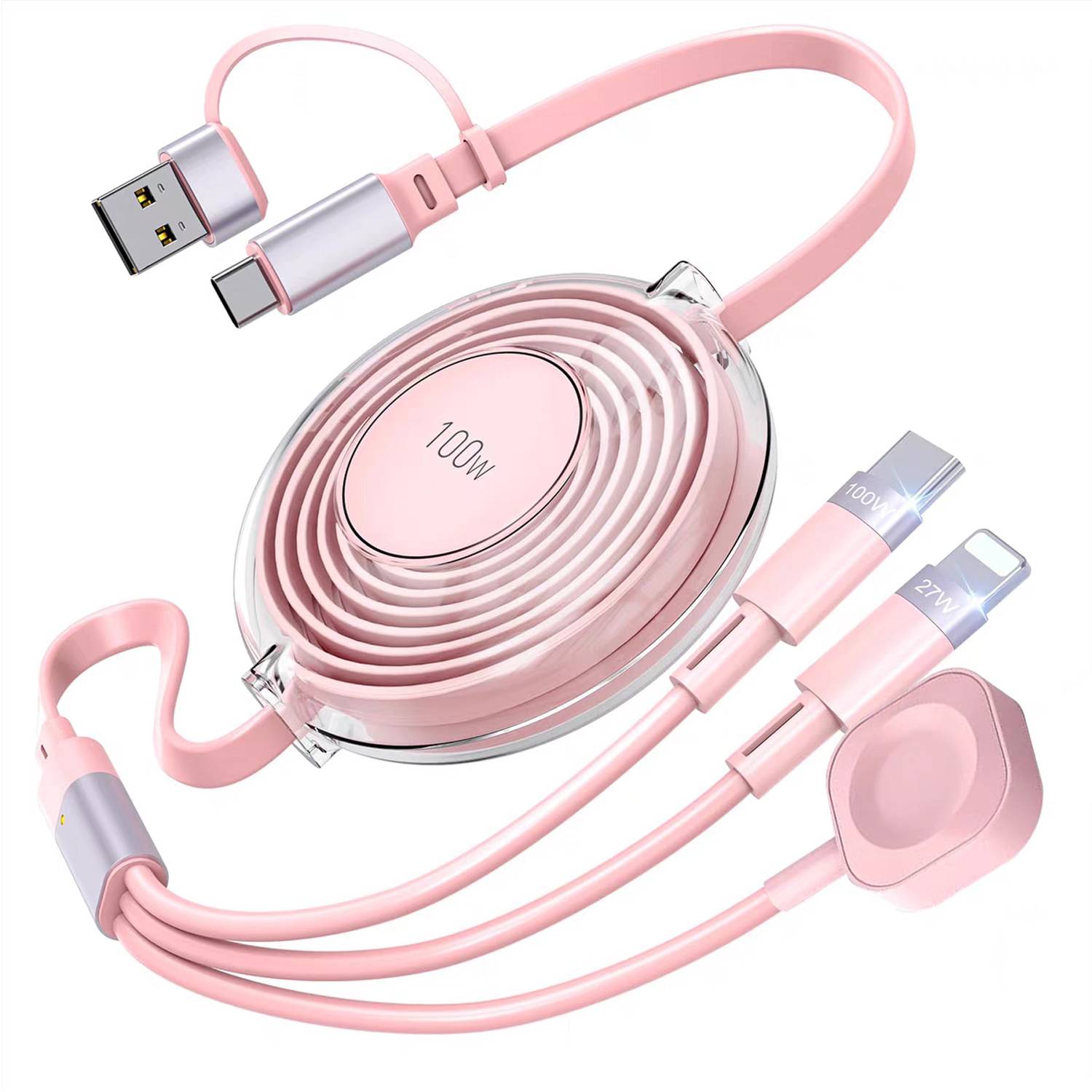 100W Multi-Device Fast Charging Cable for Smartphones 2