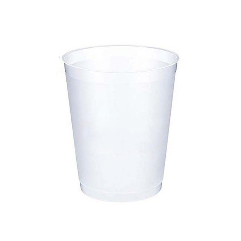 16 oz Frosted Flexible Plastic Cup 2