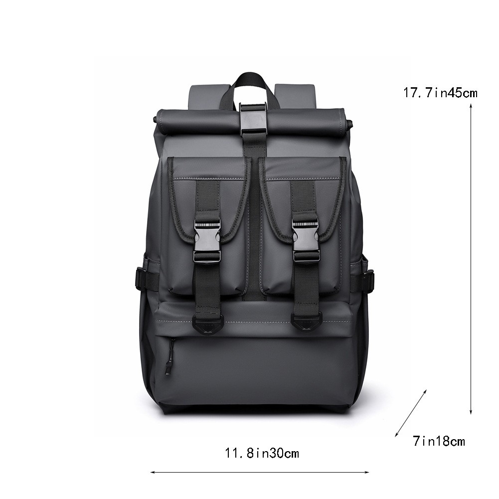 Multi-Pocket Oxford Laptop Backpack 2