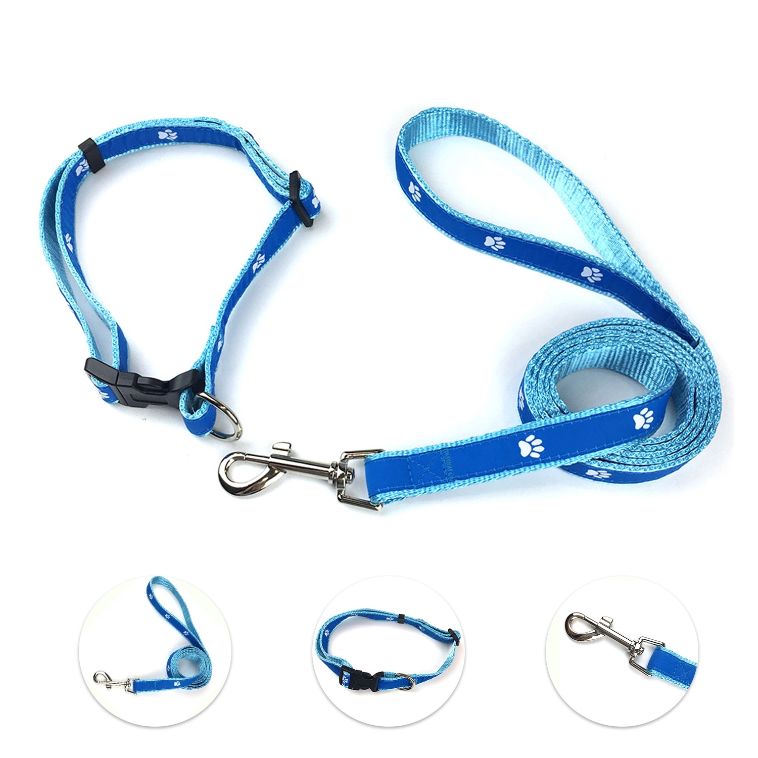 Pet Leash And Collar Set With Buckle 2