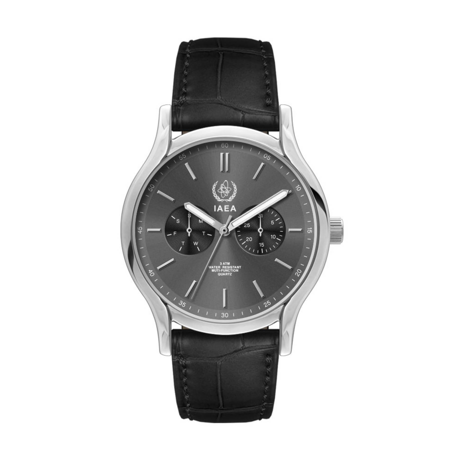 39MM, SILVER METAL CASE, MULTIFUNCTION MVT 3