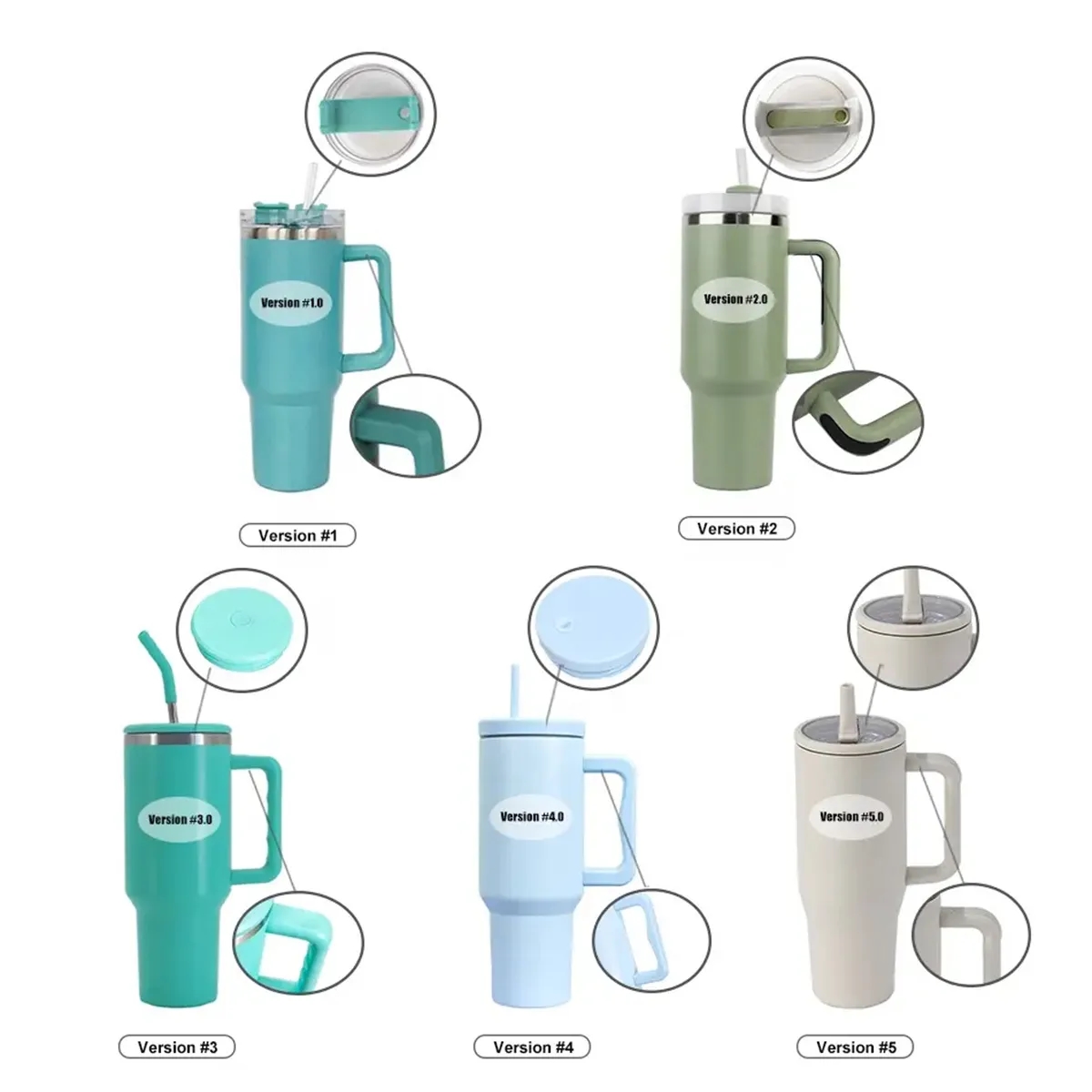 Quencher H2.0 FlowState Vacuum Mug With Straw-30 OZ 3