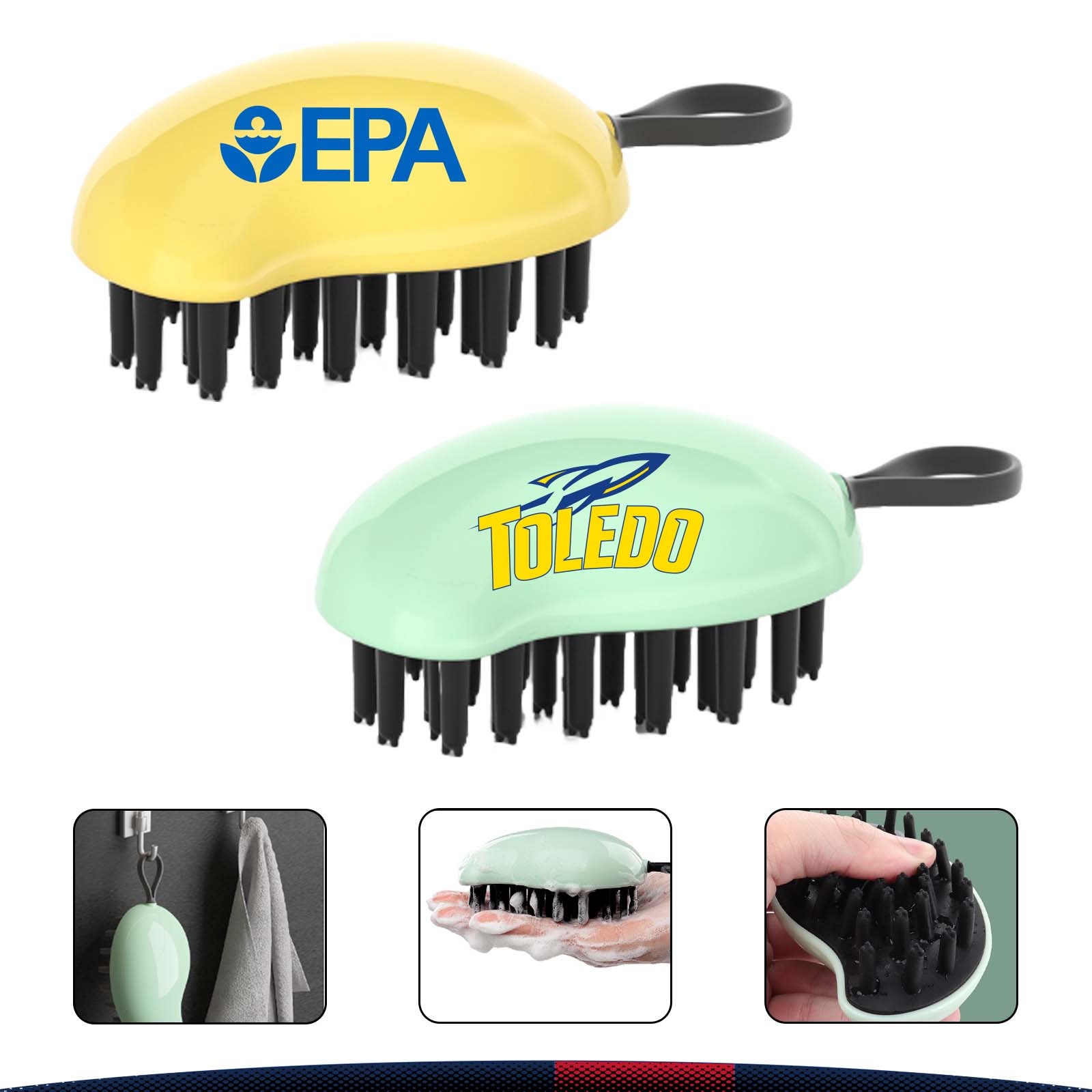 Mango Scalp Massager Brush 2