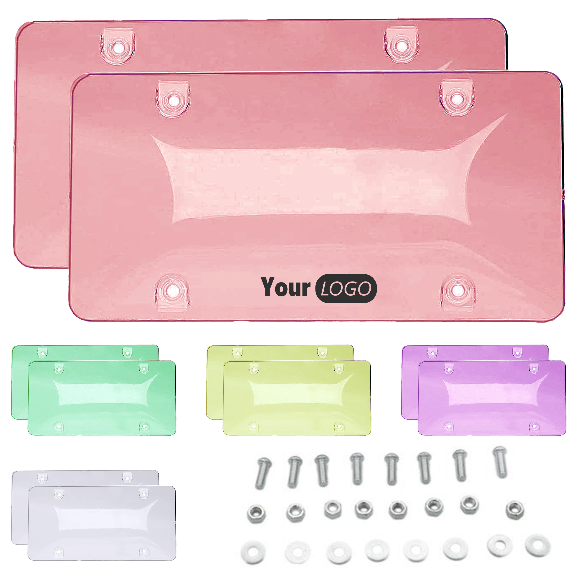Plastic Crystal Clear Plate Protector 5