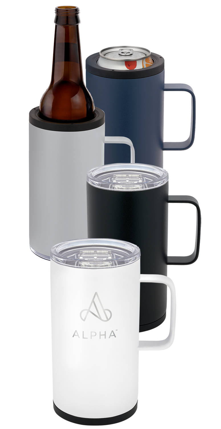 12 oz Urban Peak® 3-in-1 Hassler Vacuum Mug 26